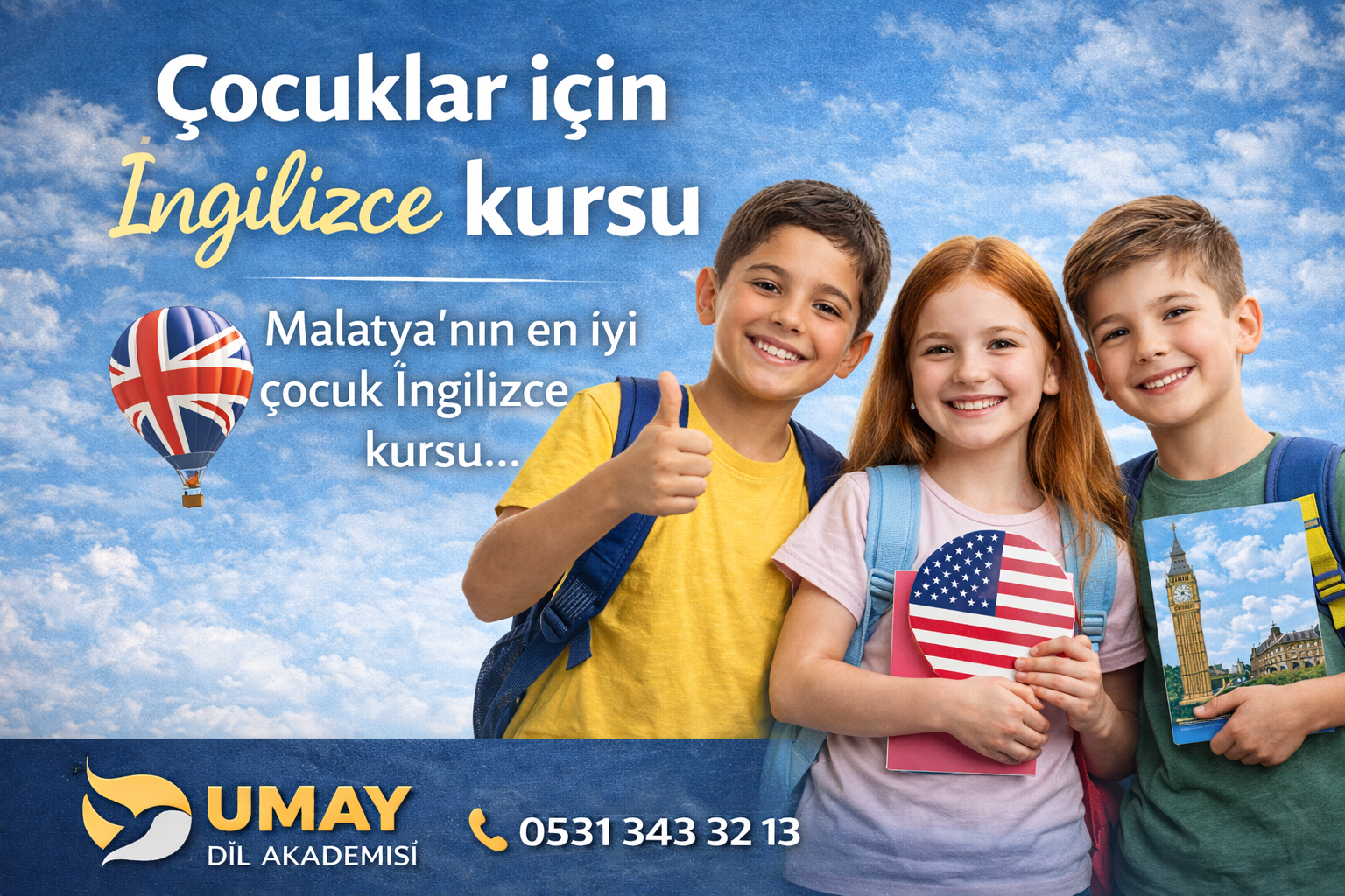 Çocuklar için İngilizce Kursu