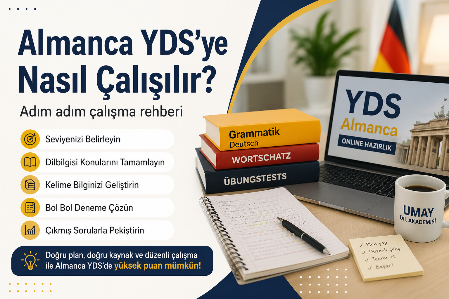 Almanca YDS'ye nasıl çalışılır?